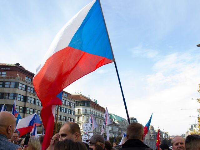 ČR Praha Protest Vláda Fiala