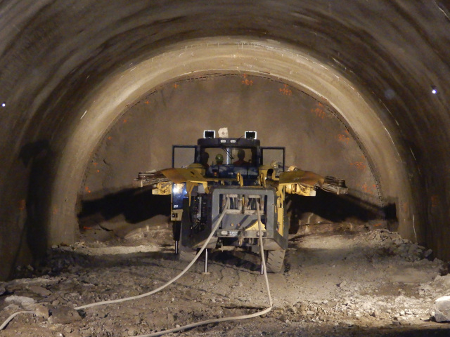 SR tunel Čebrať razenie začatie prác ZAX