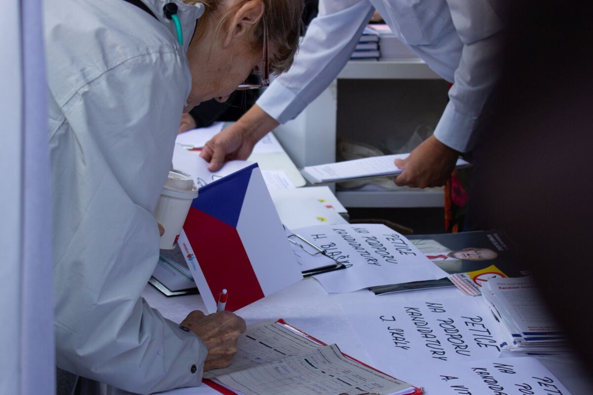 ČR Praha Protest Vláda Fiala