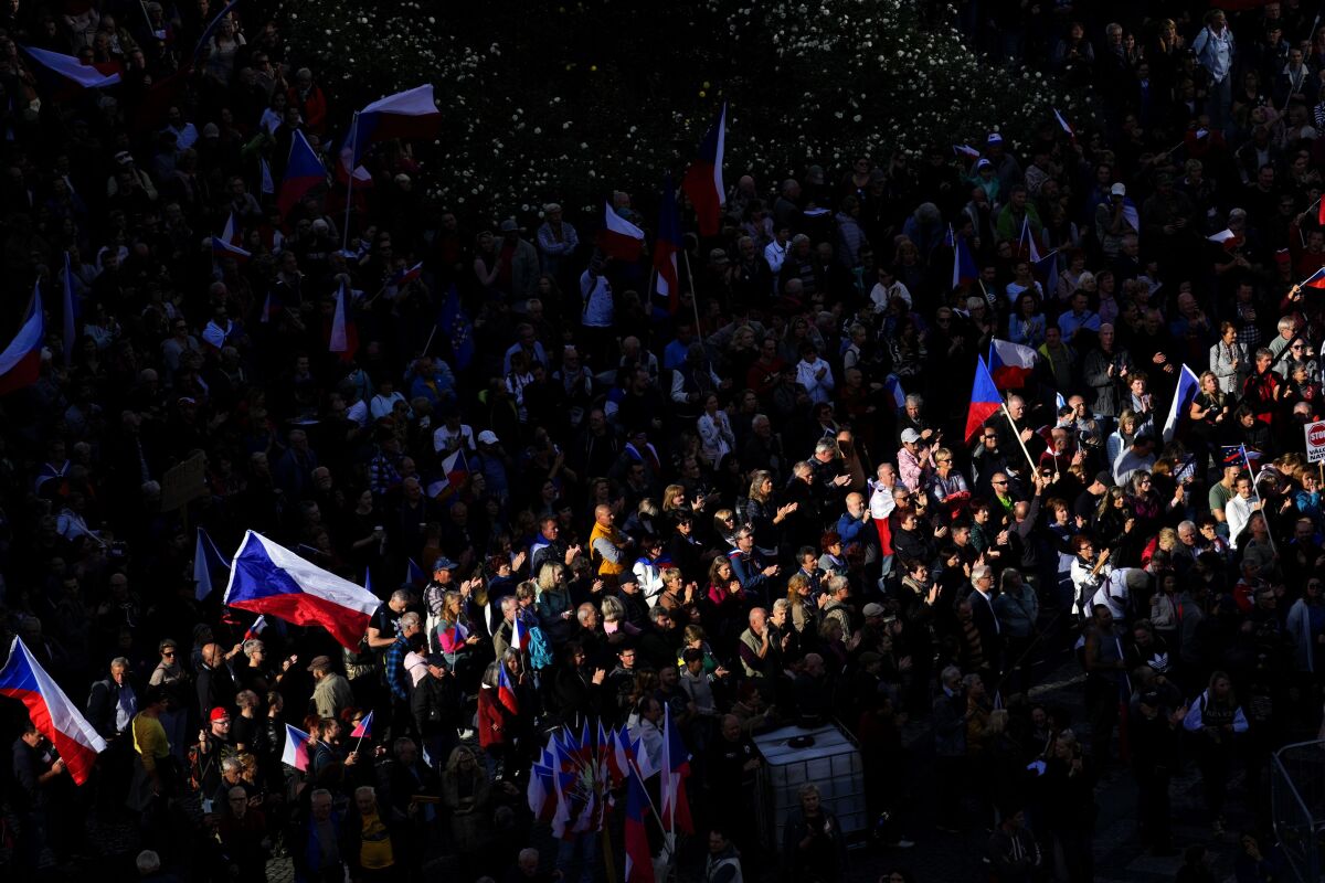 protest, praha, fiala