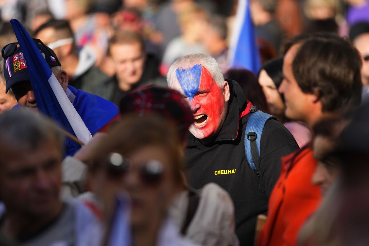 Protest, praha, fiala