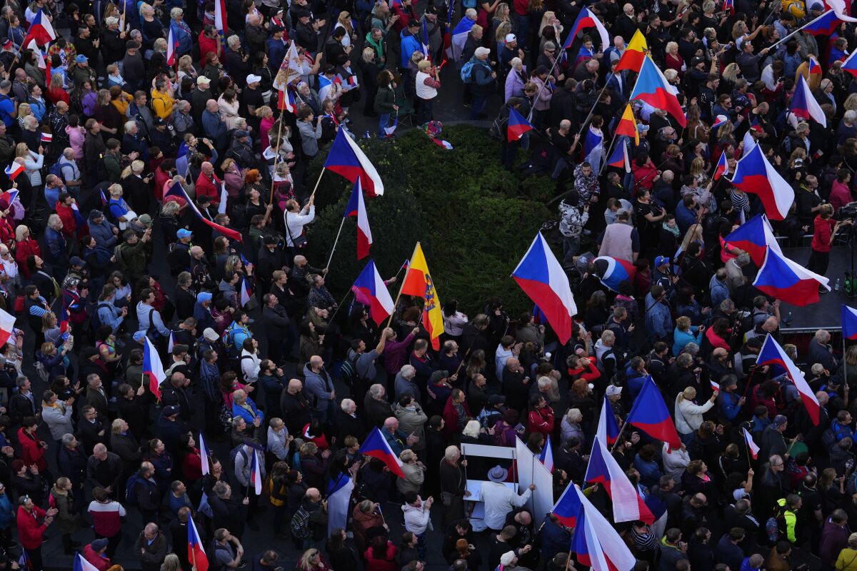 Protest, praha, fiala