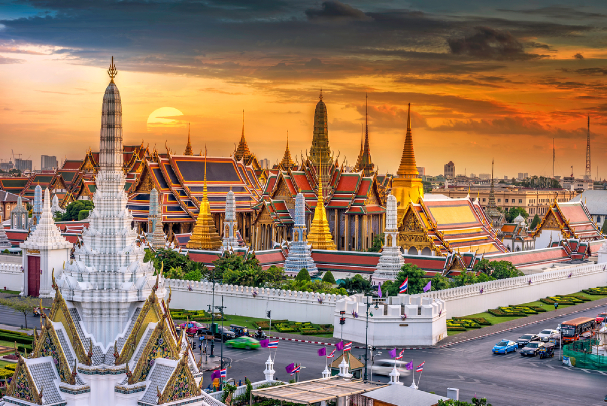 NEPOUZ, The Royal Grand Palace, kráľovský palác, Thajsko, Bangkok