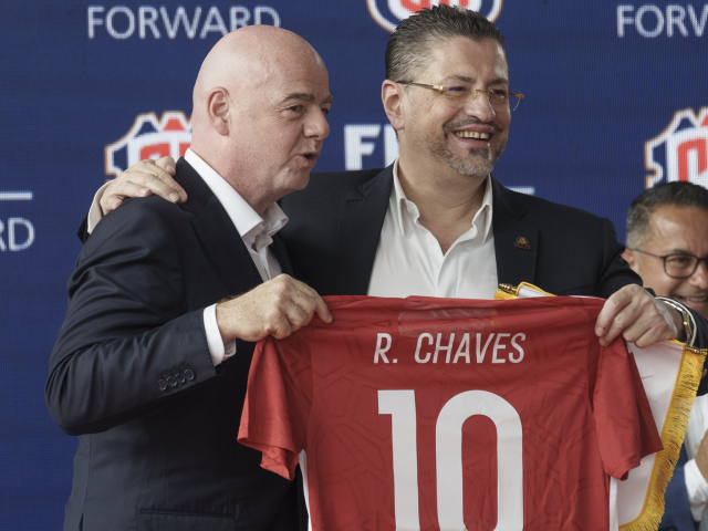 Kostarika, FIFA, Rodrigo Chaves, Gianni Infantino