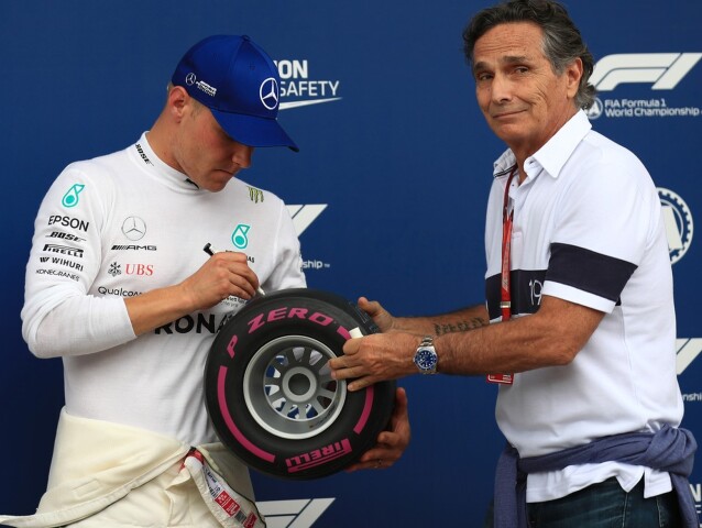 Nelson Piquet a Valtteri Bottas.