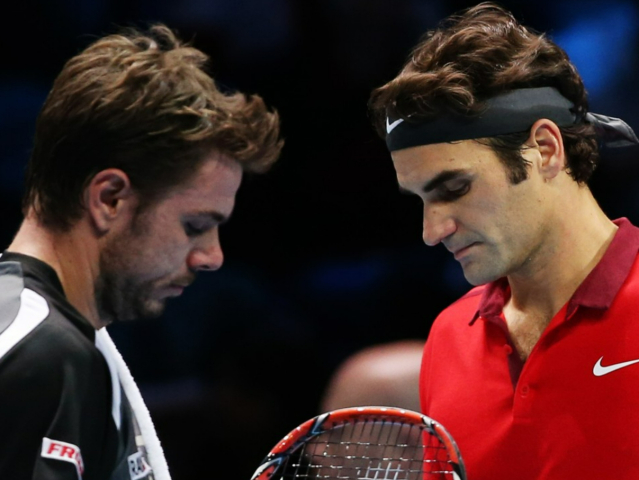 Roger Federer, Mirka Federer, Stan Wawrinka