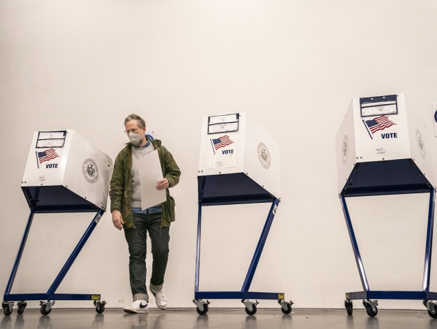 voľby usa volič