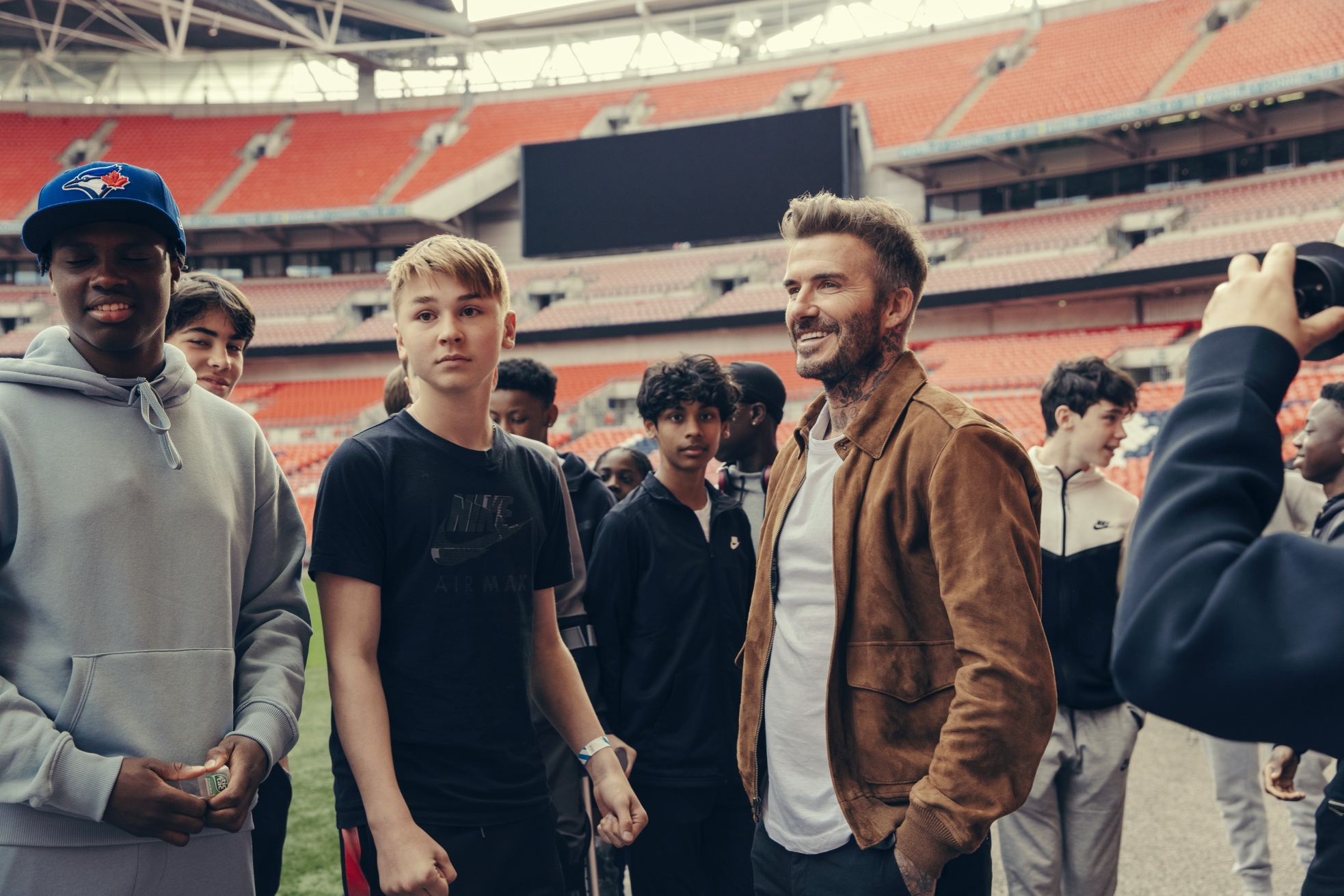 Za jednu z najsilnejších scén seriálu označil David Beckham návštevu štadióna vo Wembley.