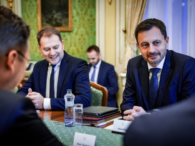 Igor Matovič a Eduard Heger na stretnutí s Lekárskym odborovým združením.