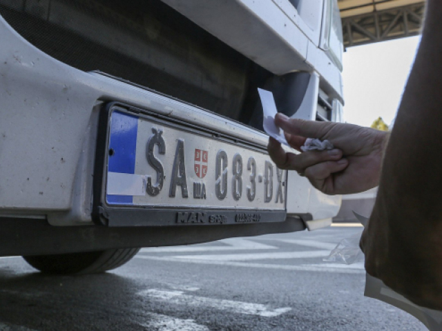Srbské registračné známky
