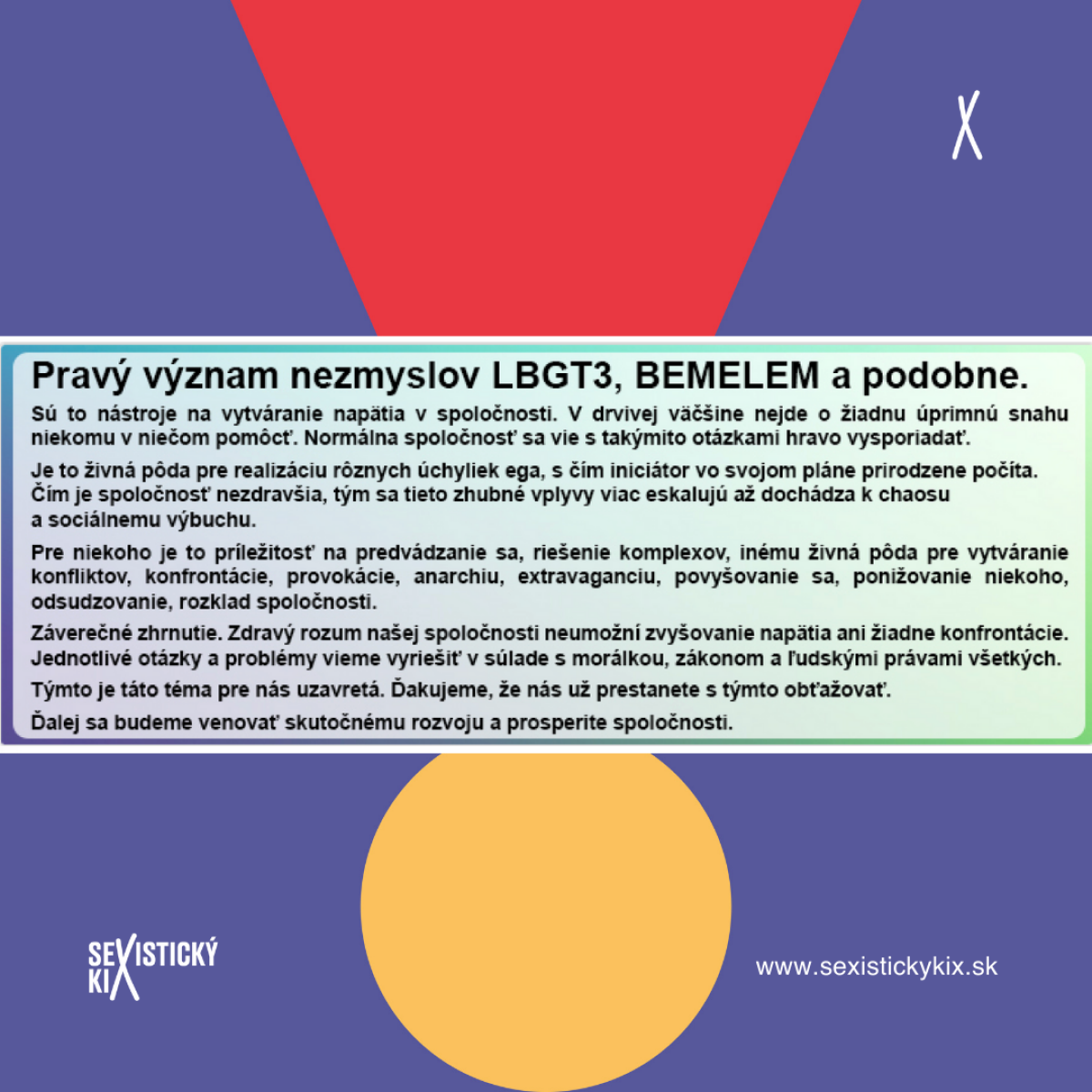Dráčik, Sexistický kix 2022