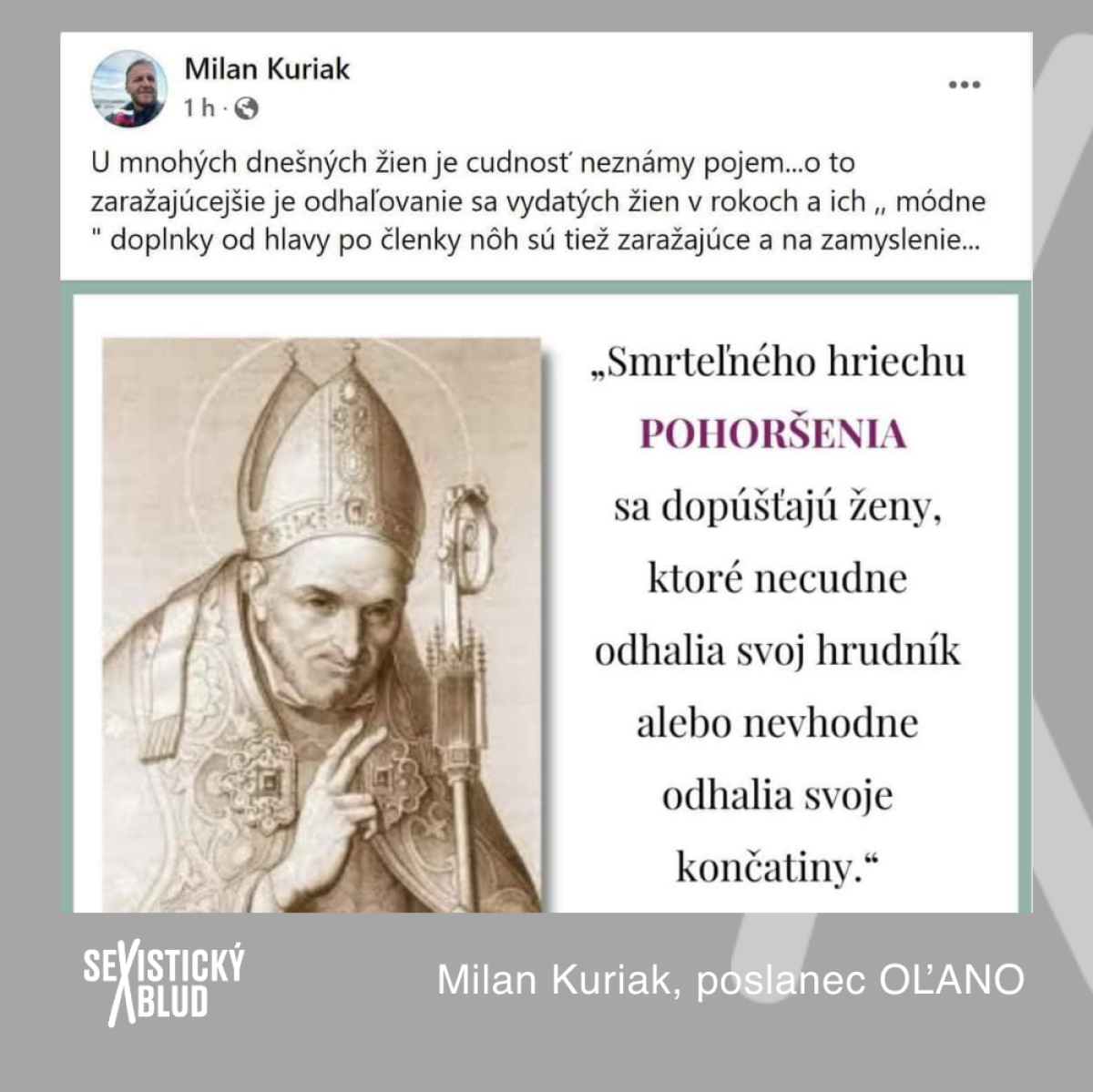 Milan Kuriak, Sexistický kix 2022