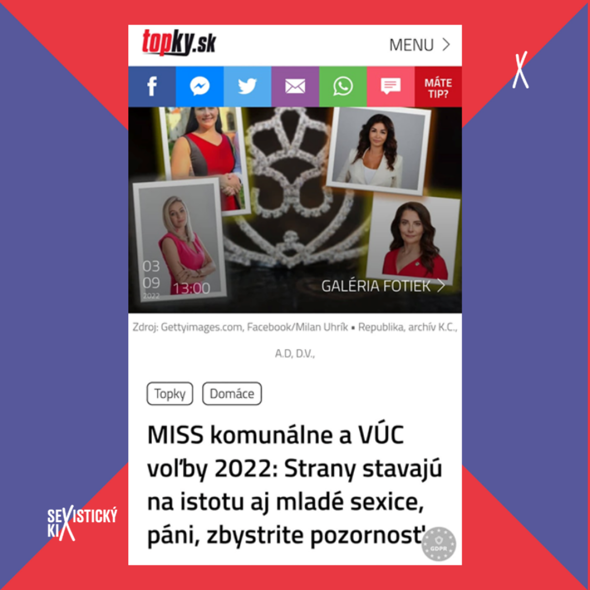 Topky.sk, Sexistický kix 2022