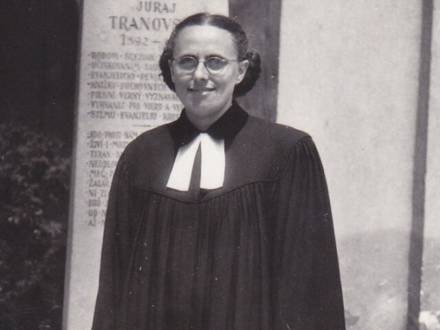 Darina Bancíková, farárka, ordinácia, 1951