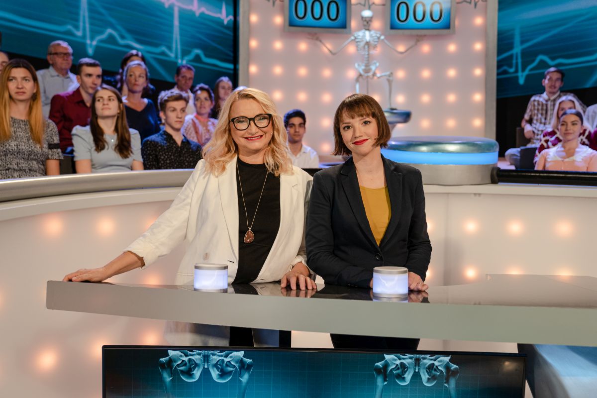 Anna Šišková a  Tereza Nvotová v šou Záhady tela.