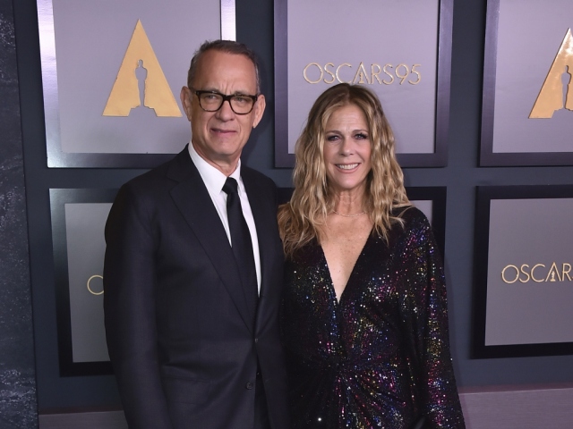Herec Tom Hanks a jeho manželka Rita Wilson.