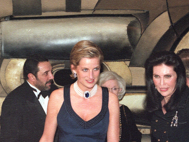 Princezná Diana na zábere z roku 1995. 