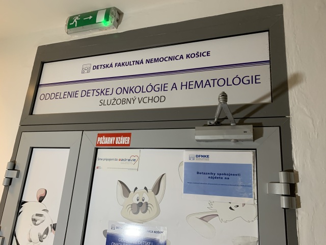 Detská fakultná nemocnica Košice, odd. detskej onkológie a hematológie