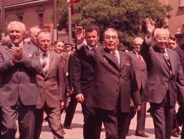 Brežnev na návšteve v Bratislave 1978