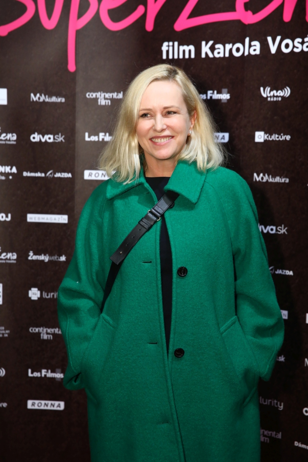 Na premiéru filmovej novinky sa prišla pozrieť aj Michaela Čobejová. 