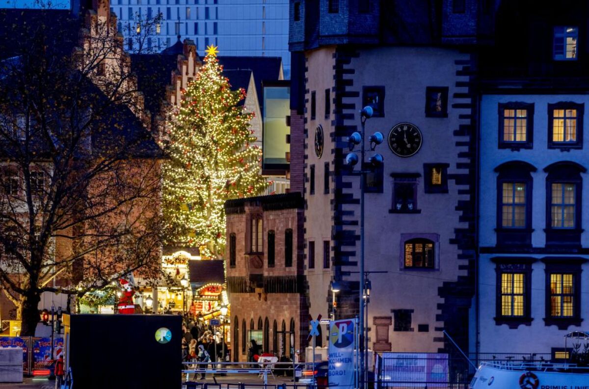 Vianoce, adventné trhy, Frankfurt Vianoce