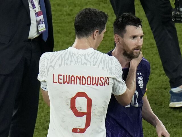 Robert Lewandowski a Lionel Messi