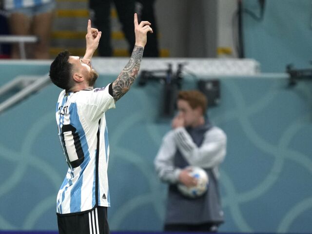 Katar šport futbal MS2022 osemfinále Argentína Messi