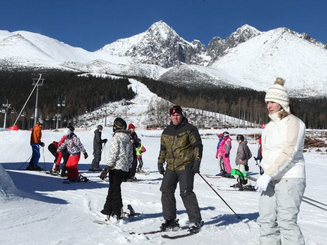 vysoké tatry, lyžovanie, lyžovačka, lanovka, zima, sneh