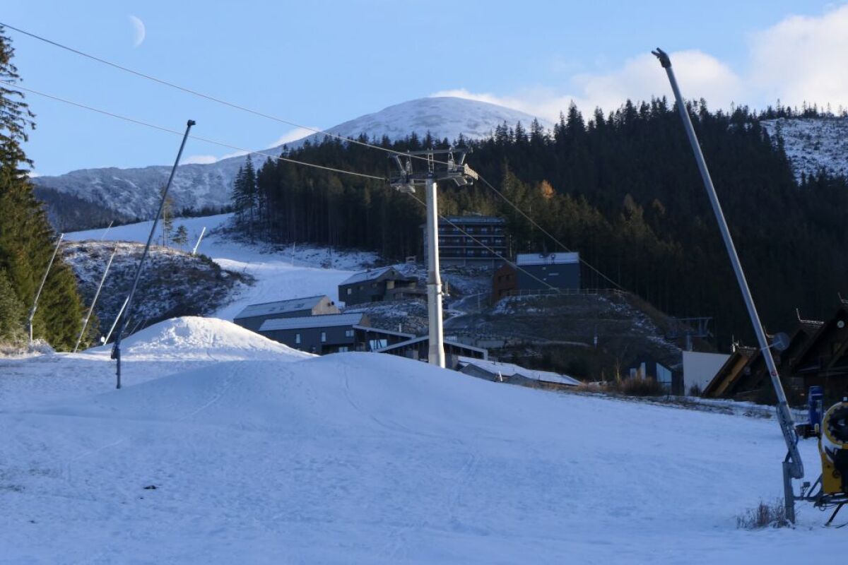 Jasná Nízke Tatry Lyžovanie Stredisko Svah Zasnežovanie Z