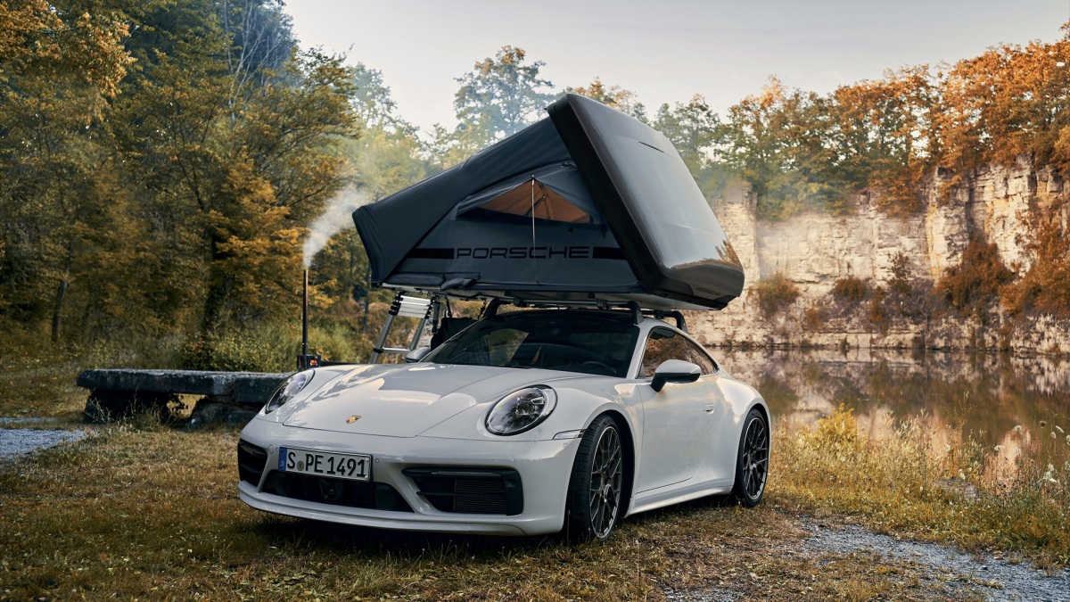 Porsche strešný stan