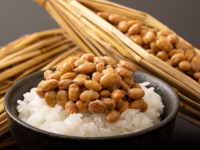 sója, nattó, fermentované potraviny, Japonsko, vitamín K