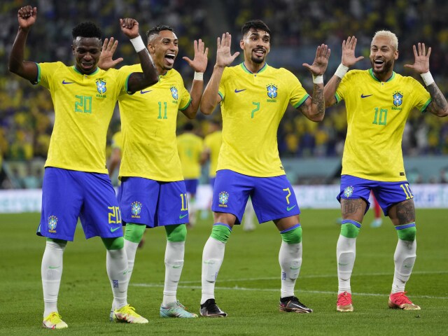 Neymar, Lucas Paquetá, Raphinha, Vinícius Júnior