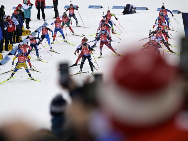 Biatlon, štafeta