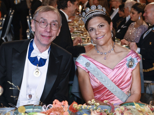 princezná Victoria a laureát Nobelovej ceny za medicínu Svante Paabo