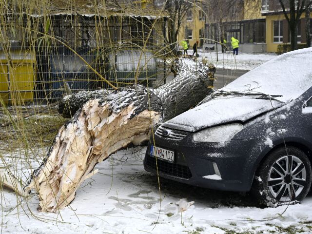 SR Trebišov počasie sneh vietor škody KEX