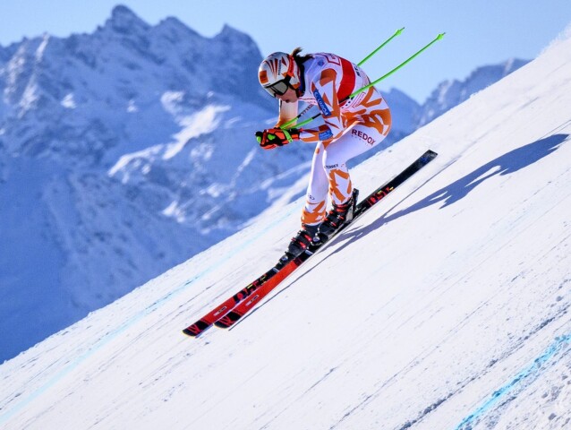 Petra Vlhová a zjazd v St. Moritzi