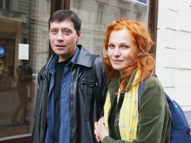 Herec Pavel Kříž a herečka Michaela Badinková 