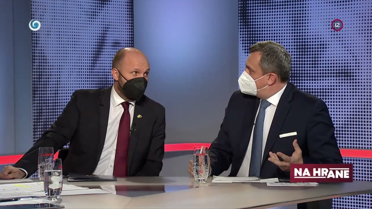 Minister obrany Jaroslav Naď a predseda SNS Andrej Danko v relácii Na hrane.