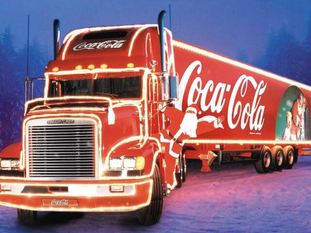 Coca-Cola  - vianočný kamión