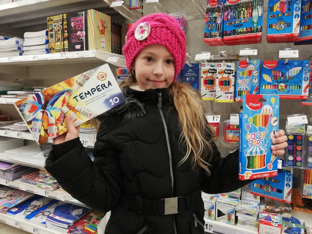 Lenka Škadrová, výherkyňa, temperové farby
