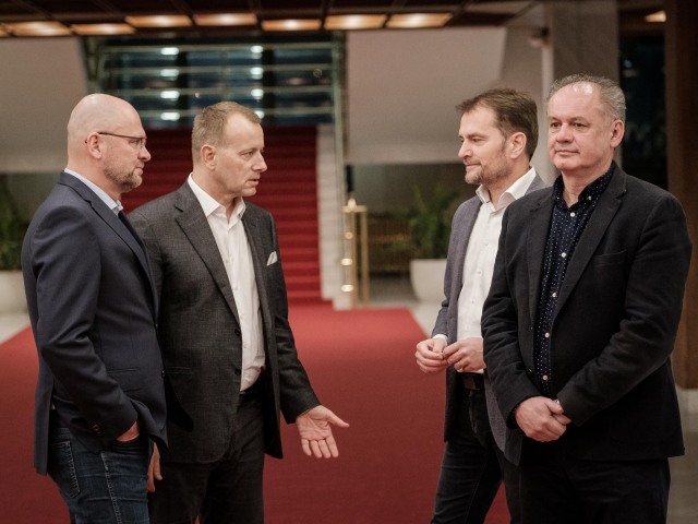 Igor Matovič, Andrej Kiska, Richard Sulík, Boris Kollár, koalícia, prvé rokovanie