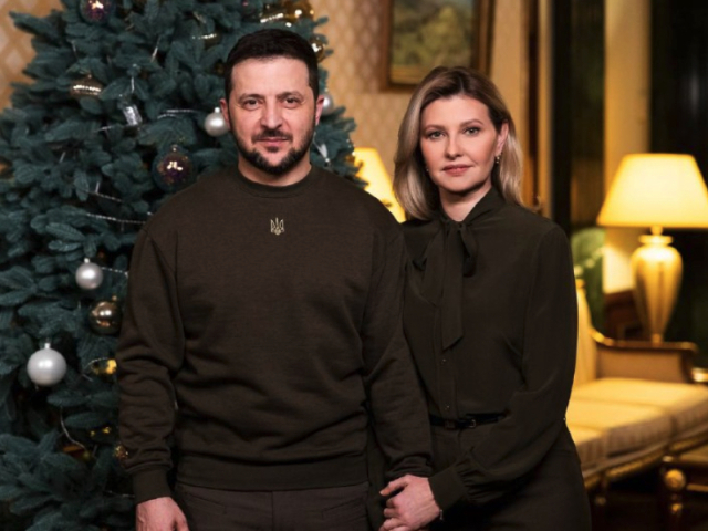 Volodymyr Zelenskyj s manželkou Olenou