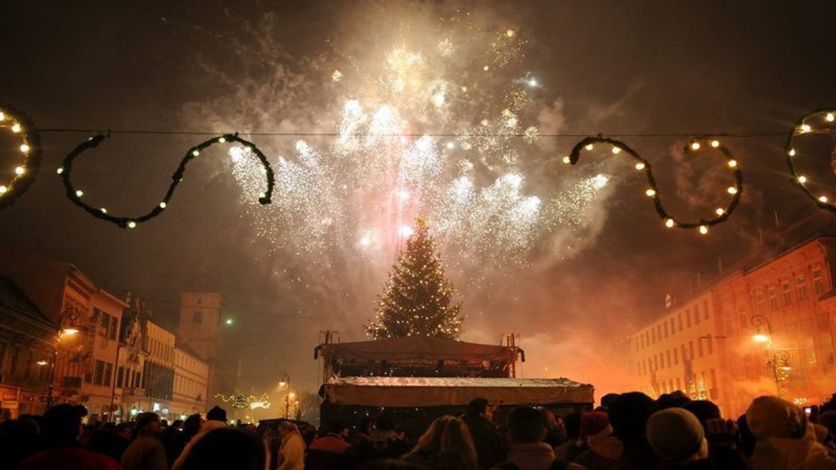 Košice, Silvester, ohňostroj