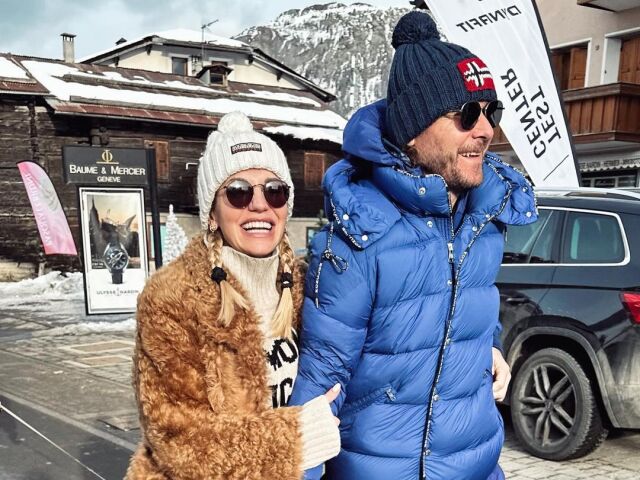 Dara Rolins a jej partner Pavel Nedvěd
