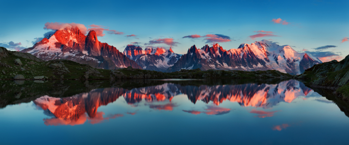 Mont Blanc, Alpy, Francúzsko, Chamonix