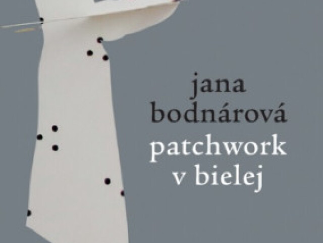 kniha patchwork v bielej
