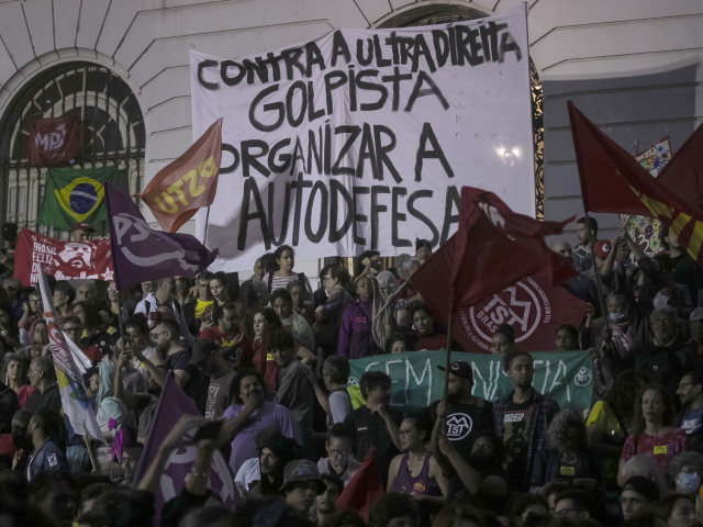 Brazília protest demonštrácia