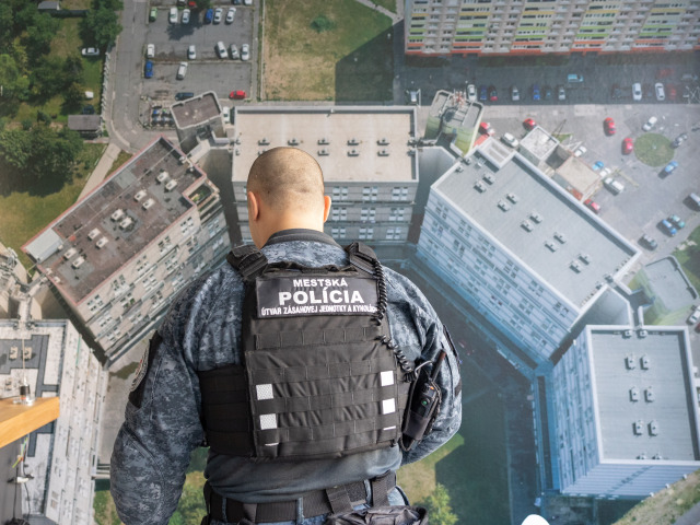 mestska policia, policajt, vrakuna pentagon