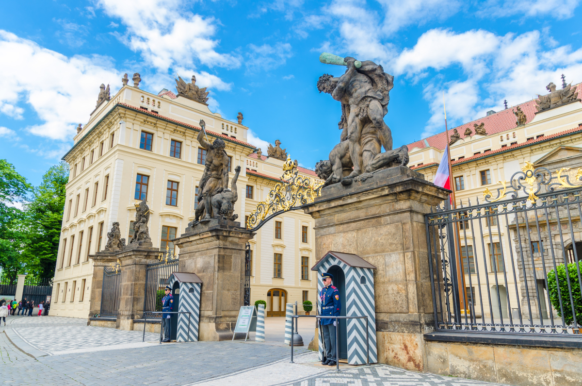 Pražský hrad / Čestná stráž / Praha, Česko, Česká republika