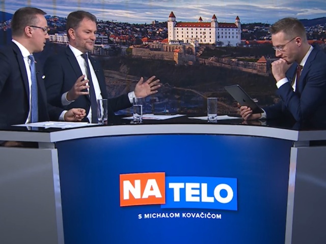 Erik Tomáš a Igor Matovič v relácii Na telo.